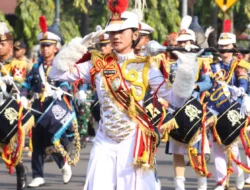 Kirab Drumband Latsitardanus XLV Sapa Warga Kota Cilegon
